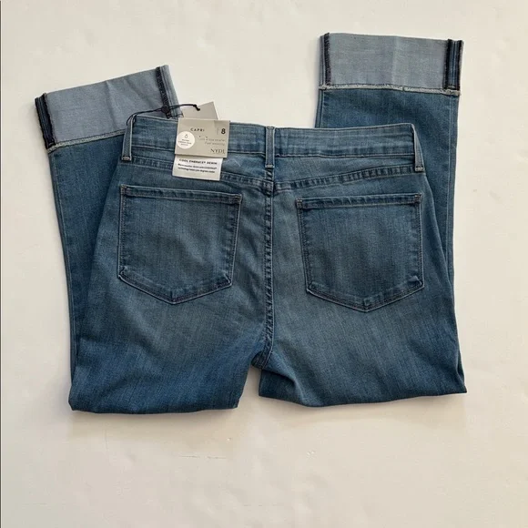 NYDJ Women's Dayla Wide Cuff Capri Jeans - Picture 12 of 12